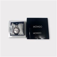 Movado Women's BOLD Iconic Metal Watch with a Flat Dot Sunray Dial